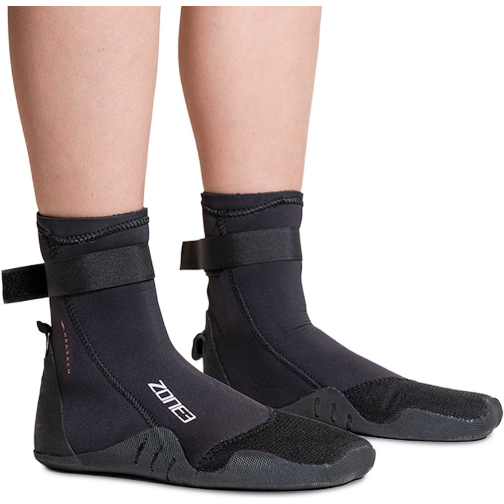 2026 ZONE3 Heat- Tech Dura 4mm Svømmefodtøj NA26UHTDS101 - Black